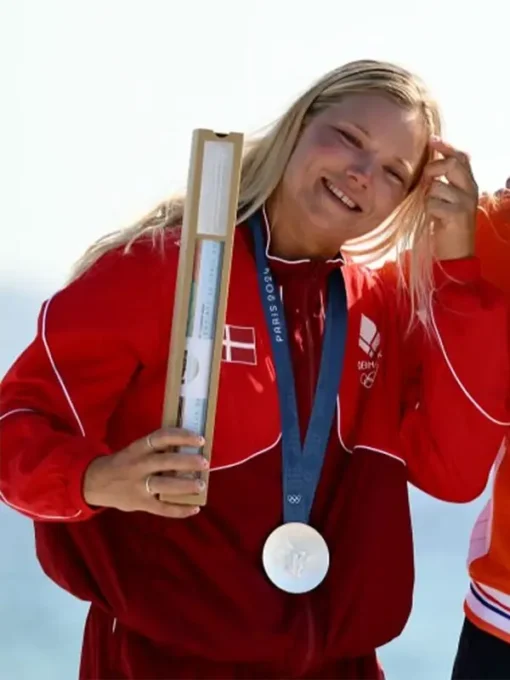 Olympic Paris Dinghy Medal Ceremony Anne Marie Tracksuit