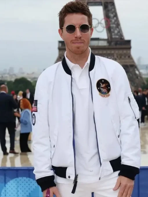 Paris 2024 Shaun Olympics White Jacket