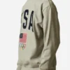 Paris Olympics USA Team 2024 Pullover Grey Sweatshirt