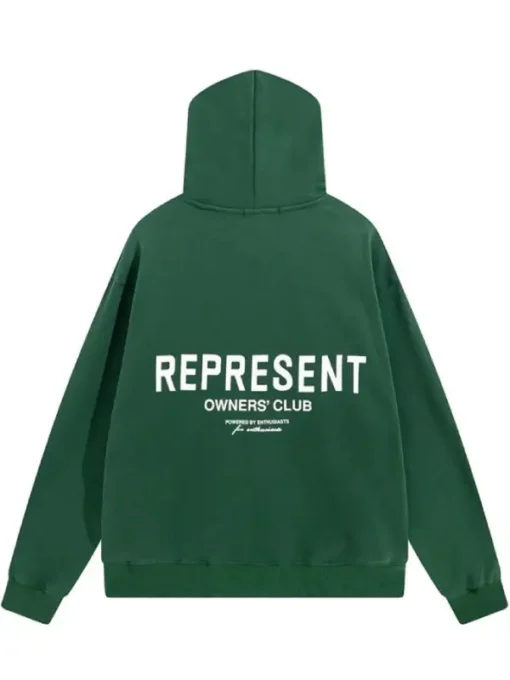 Represent Green Hoodie