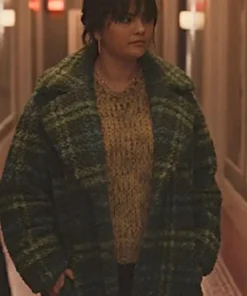 Selena Gomez Only Murders In The Building S03 Plaid Coat