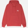 Stussy Basic Red Hoodie