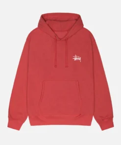 Stussy Basic Red Hoodie