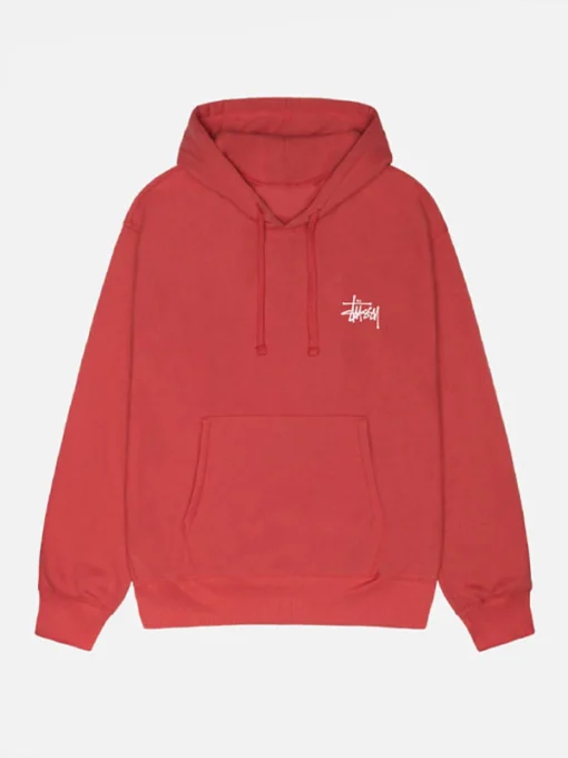 Stussy Basic Red Hoodie