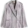 Taylor Swift Eras Tour Blazer In Silver