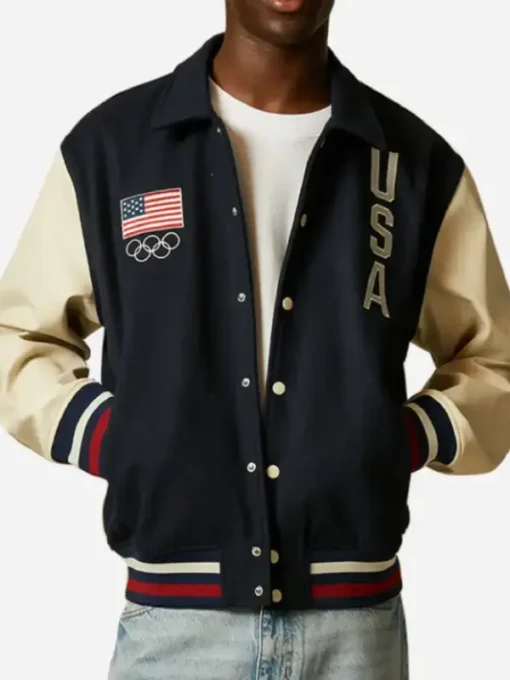 Team USA Olympic 2024 Varsity Jacket