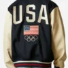 Team USA Olympic Blue Varsity Jacket