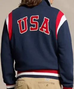 Team USA Unisex Fleece Baseball Jacket