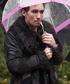 The Umbrella Academy Klaus Shearling Fur Coat