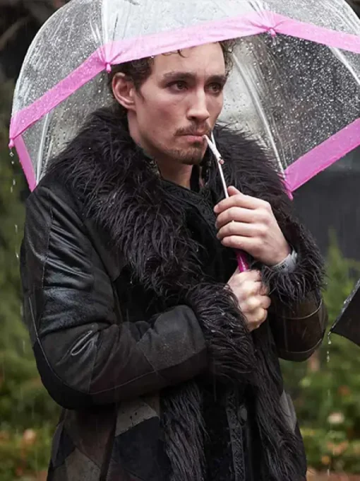 The Umbrella Academy Klaus Shearling Fur Coat