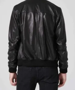 Tom Holland Black Leather Jacket