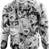 Trendy Ahegao Manga Collage Hoodie