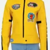 Uma Thurman Kill Bill Yellow Leather Jacket