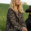 Yellowstone S0 5 Beth Dutton Floral Coat