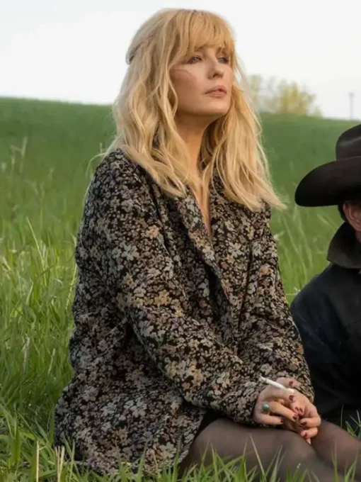 Yellowstone S0 5 Beth Dutton Floral Coat