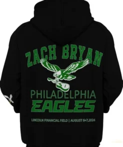 Zach Bryan Eagles Black Hoodie