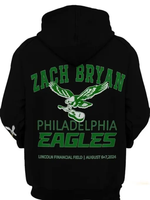 Zach Bryan Eagles Black Hoodie