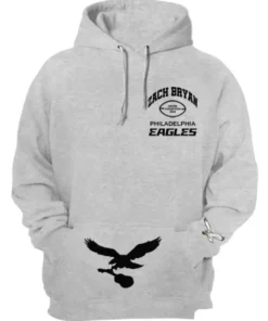 Zach Bryan Eagles Grey Hoodie