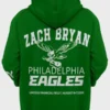 2024 Zach Bryan Eagles Green Hoodie