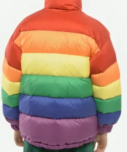 69 Gooba Puffer Down Rainbow Jacket