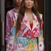 Ashley Park Graffiti Print Jacket