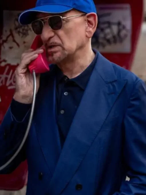 Ben Kingsley The Killers Game Blue Blazer