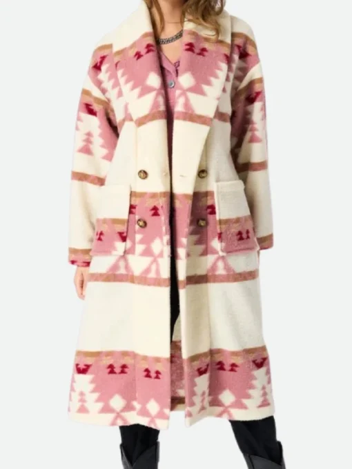 Beth Dutton Pink Coat