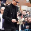 Cristiano Ronaldo Double Breasted Black Blazer