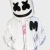 DJ Men's Marshmello White Bomber Jacket