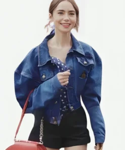 Emily Cooper TV Series Emily In Paris S04 Blue Jacket