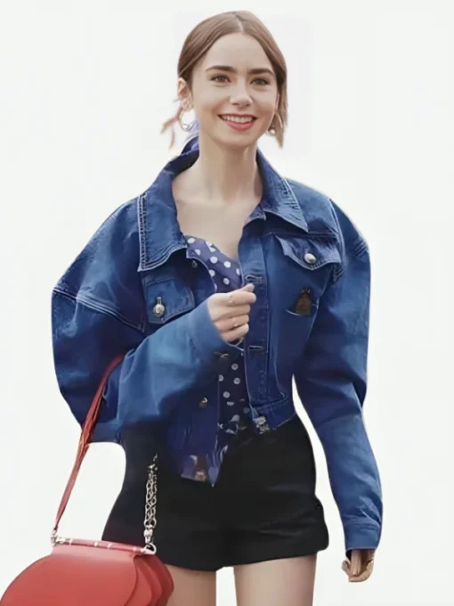 Emily Cooper TV Series Emily In Paris S04 Blue Jacket