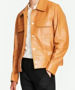 Emily In Paris Lucas Bravo Brown Jacket