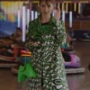 Emily In Paris S03 Emily Cooper Green Printed Coat