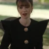 Emily In Paris S03 Lily Collins Top Black