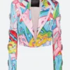 Emily In Paris S04 Ashley Park Graffiti Print Jacket