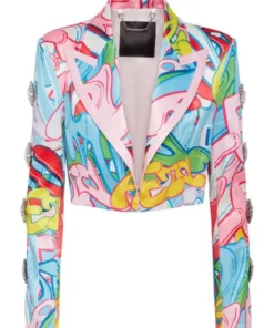 Emily In Paris S04 Ashley Park Print Jacket