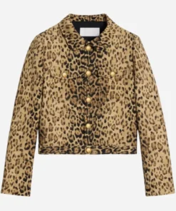 Emily In Paris S04 Camille Razat Leopard Jacket