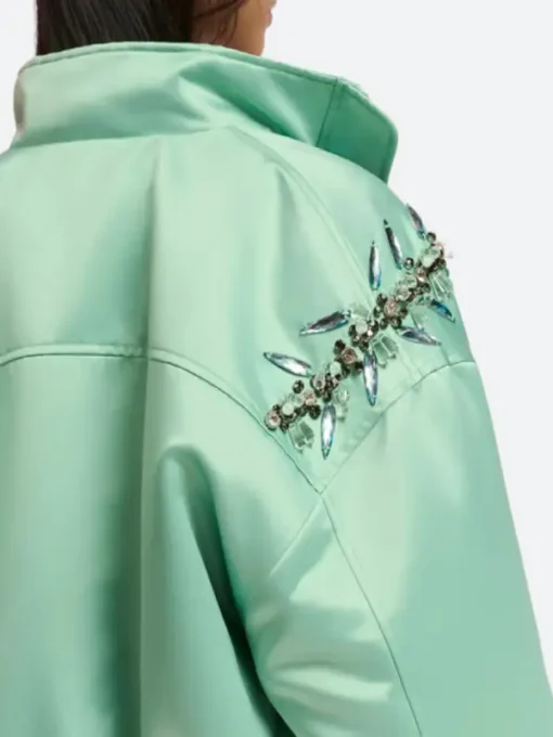 Emily In Paris S04 Green Satin Jacket