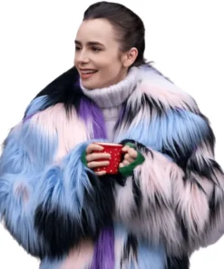 Emily In Paris S04 Lily Collins Multicolor Jacket