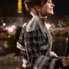 Emily In Paris S04 Lily Collins Plaid Coat