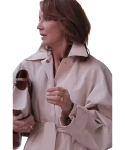 Emily In Paris S04 Sylvie Grateau Beige Trench Coat