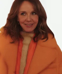 Emily In Paris S04 Sylvie Grateau Orange Fur Coat