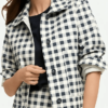 Emily In Paris S4 Lily Collins Cropped Plaid Jacket