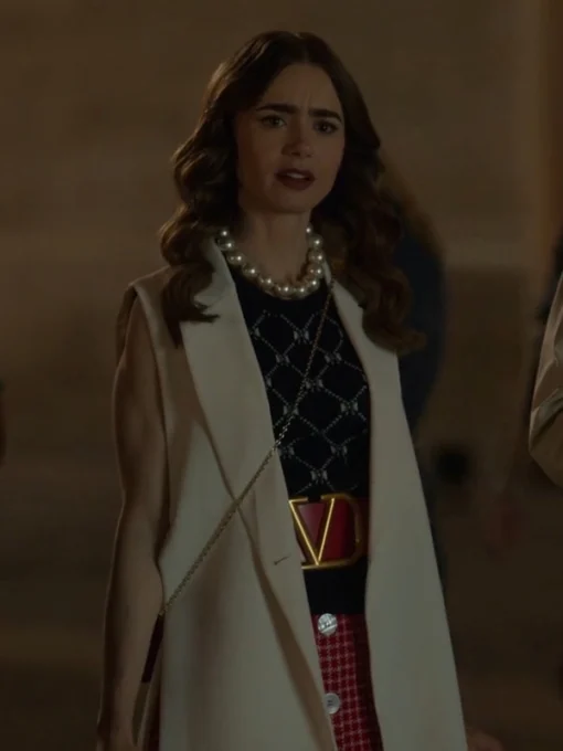 Emily In Paris Season 2 White Vest