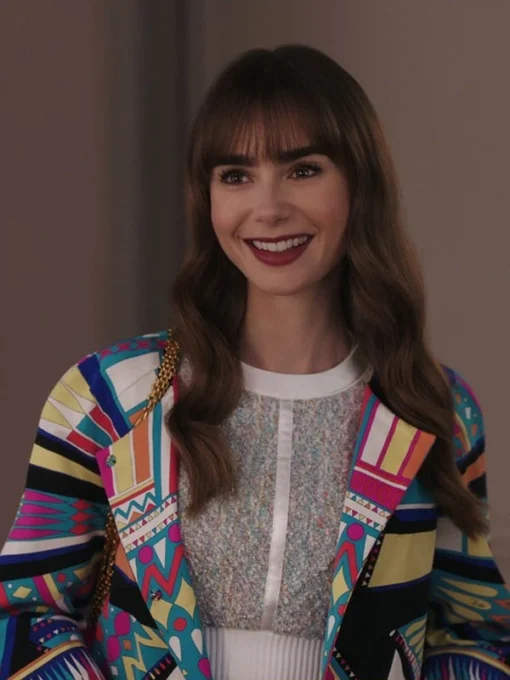 Emily in Paris S03 Lily Collins Pop Art Blazer