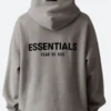 Essentials Dark Oatmeal Hoodie