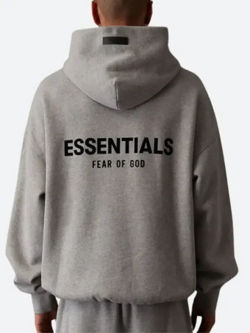 Essentials Dark Oatmeal Hoodie