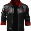 Final Fantasy VII Remake Leslie Kyle Black Leather Jacket