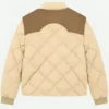 Gabriel Emily In Paris S04 Quilted Beige Jacket