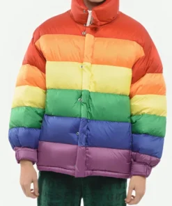 Gooba 69 Rainbow Puffer Jacket